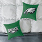 Green Philadelphia Eagles Spun Polyester Pillow