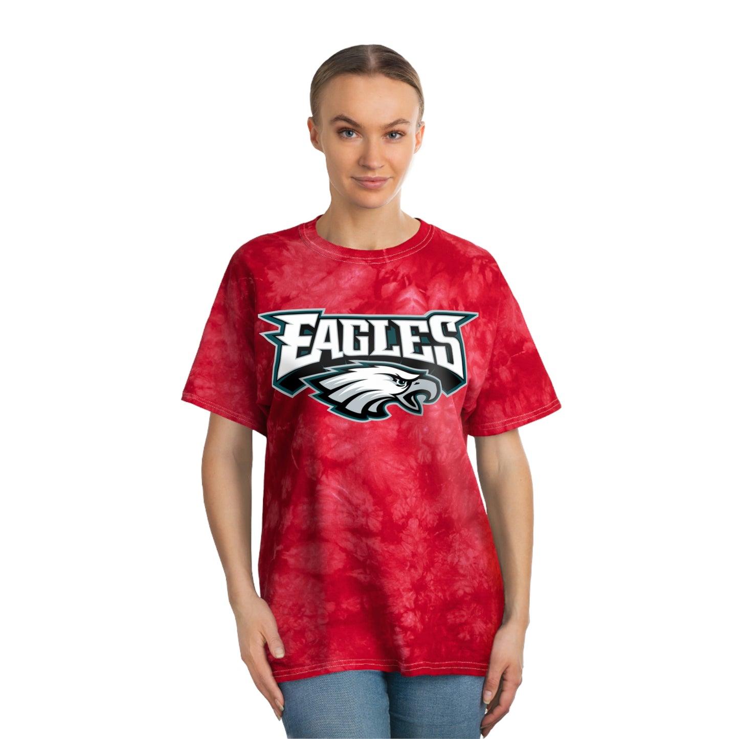 Philadelphia Eagles Crystal Tie-Dye Tee