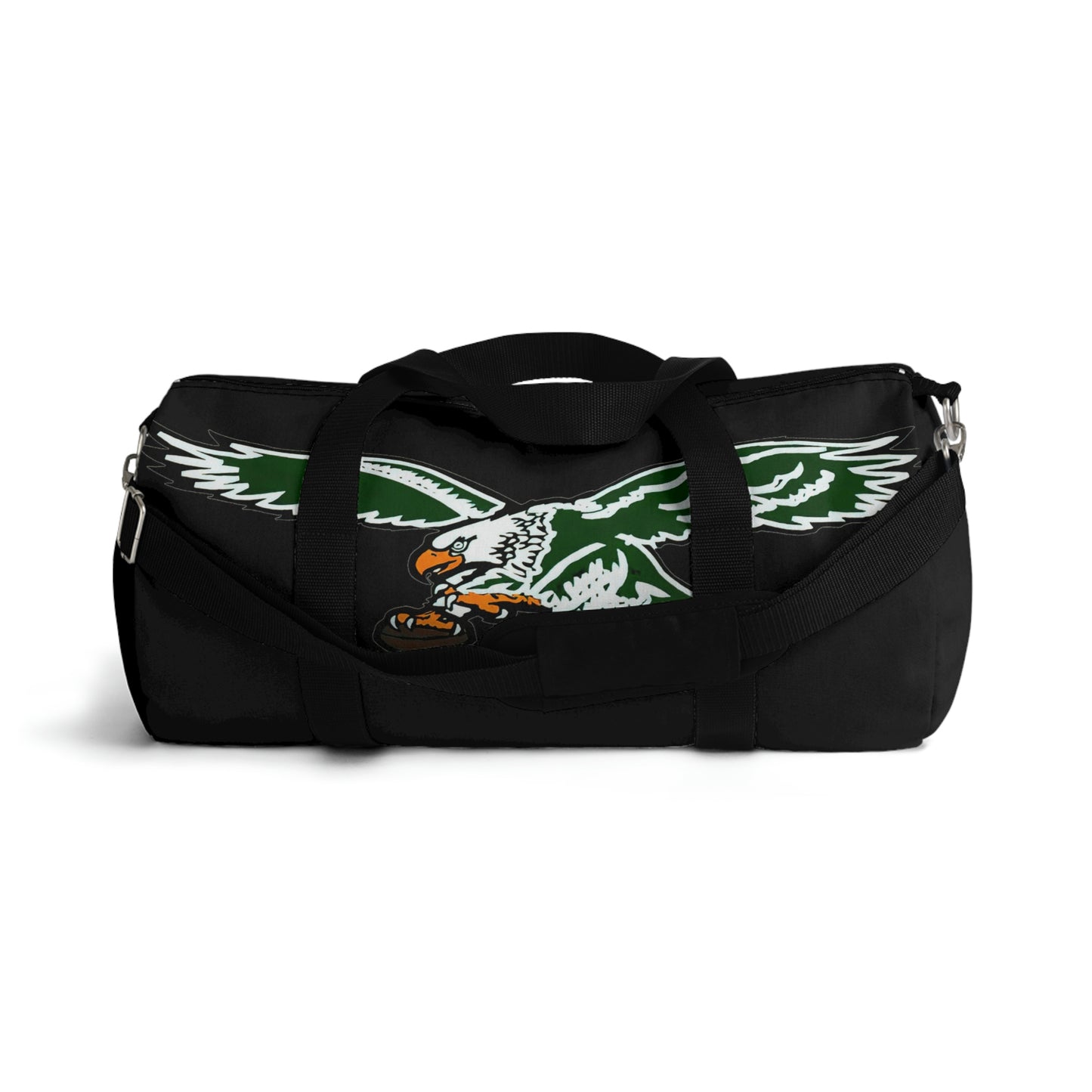 Black Retro Philadelphia Eagles Duffel Bag