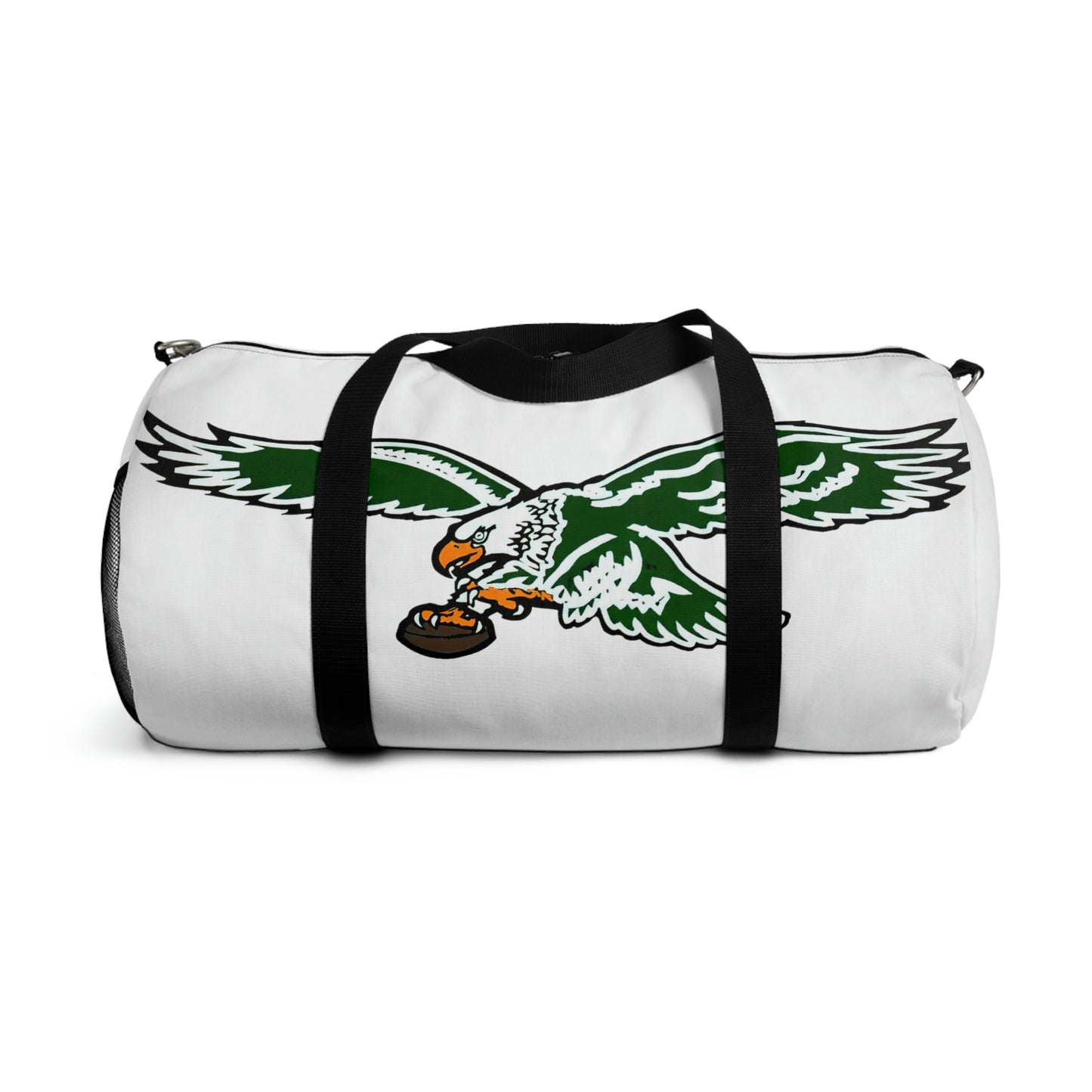 White Retro Philadelphia Eagles Duffel Bag