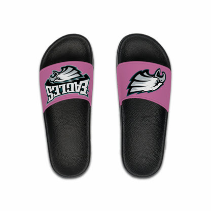 Pink Men's Philadelphia Eagles Slide Sandals