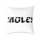 White Retro Philadelphia Eagles Spun Polyester Pillow