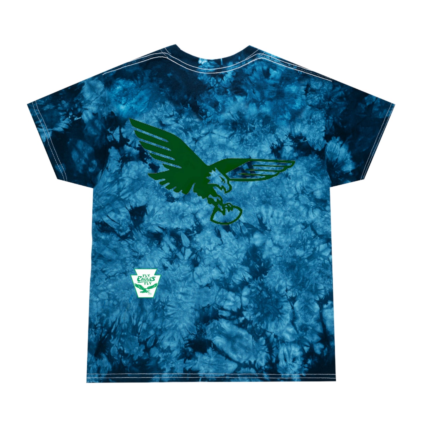 Retro Philadelphia Eagles Crystal Tie-Dye Tee