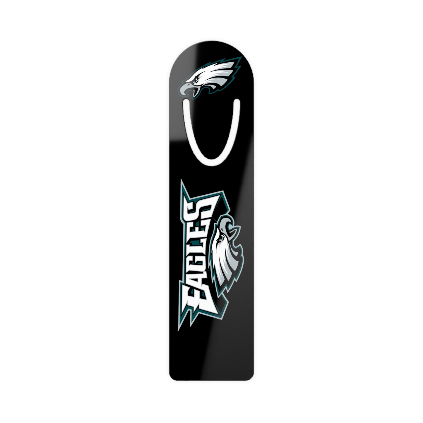Black Philadelphia Eagles Bookmark